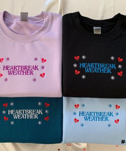 Heartbreak Weather – embroidered sweatshirt