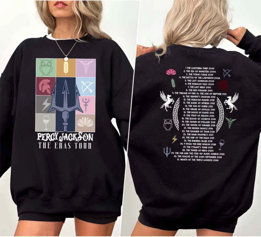 Percy Jackson and the Olympians Eras Tour Sweatshirt, Greek Mythology Shirt, Rick Riordan Bookish Shirts, Book Lover Gifts