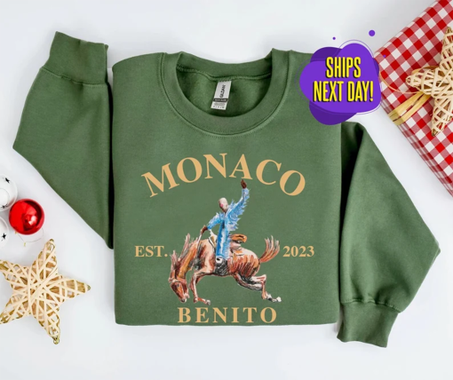 Retro Monaco Sweatshirt, Nadie Sabe lo Que va Pasar Manana, Benito Sweatshirt, Gift For Fan, Bunny Sweatshirt, Music Shirt