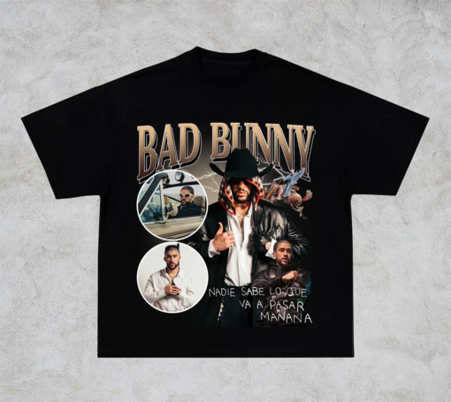 Bad Bunny Tee | nadie sabe lo que va a pasar mañana tshirt | Bad Bunny Merch | Bad bunny Cowboy