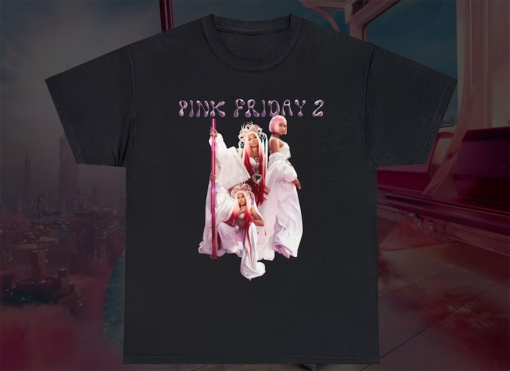 PF2 Album Cover Unisex T-Shirt| Nicki Minaj Graphic Tee| Pink Friday 2 Shirt