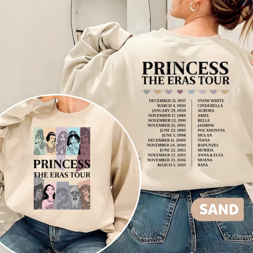 Princess Era Tour Shirt, Disney Princess Characters Shirt, Disney Princess Tour Shirt, Disney Girl Trip Shirt, Disneyland Shirt