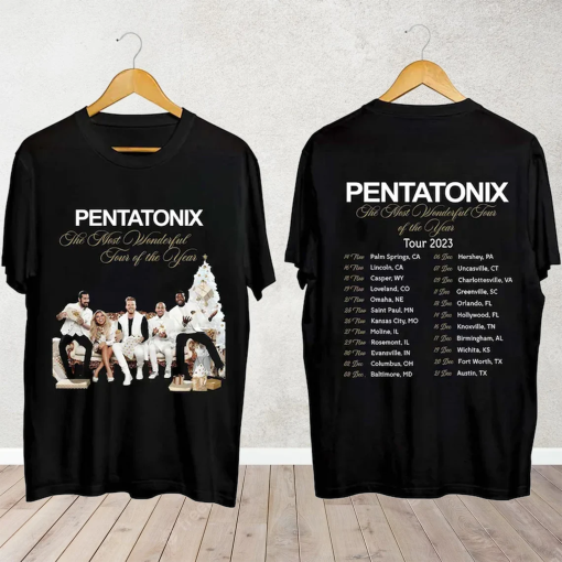 Pentatonix The Most Wonderful Tour Of The Year Shirt, Pentatonix Band Fan Shirt, Pentatonix 2023 Concert Shirt For Fan