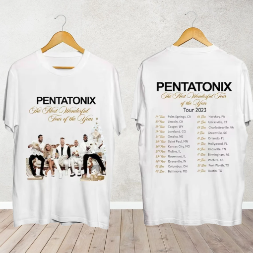 Pentatonix The Most Wonderful Tour Of The Year Shirt, Pentatonix Band Fan Shirt, Pentatonix 2023 Concert Shirt For Fan