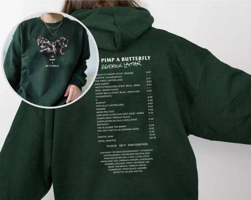 to pimp a butterfly tracklist kendrick lamar Shirt, kendrick lamar Sweatshirt