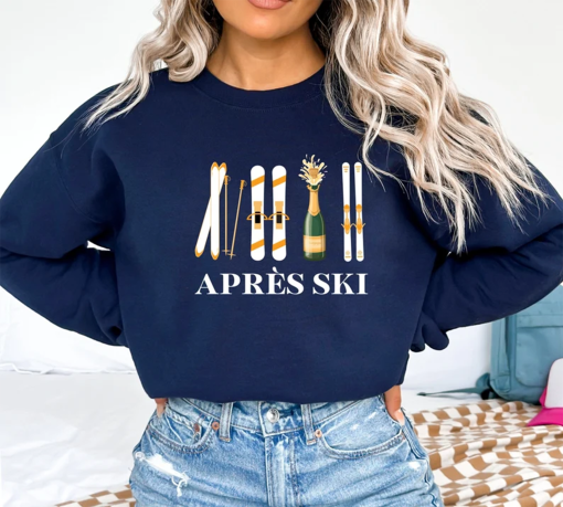 Après Ski Sweatshirt, Winter Sports Sweater, Ski Weekend Trip, Girls Weekend Sweatshirt, Aspen Sweater, Here for Apres, Skiing Trip