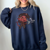 Frog & Toad The Lovers Tarot Card Shirt, Retro Frog Sweatshirt, Cottagecore Clothing Dark Academia Art Sweater, Light Academia Clothes