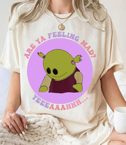 Nanalan Are You Feeling Mad T-shirt Sweatshirt, Trendy Graphic Jumper, Cozy Top with Popular Kids Show Quote