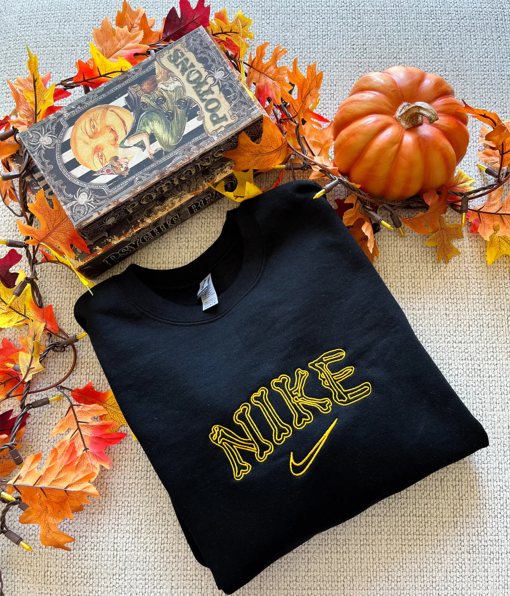 N.ik.e Vintage Embroidery Sweatshirt, Crewneck Hoodie, Birthday Gift