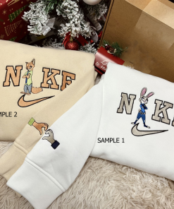 N.ic.k & Ju.dy Zootopia Embroidered Sweatshirt, Christnmas…