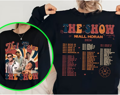 Niall Horan Tshirt, Niall Horan Hoodie, The Show Album Track List Shirt, Niall Horan Tour shirt Gift for men women unisex tshirt