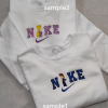 Custom Cars Lightning Mc.Quee.n And Sa.l.ly Embroidered Sweatshirt, Couple Embroidered Hoodie, Cars Mc.Queen Couple Embroidered Hoodie