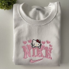 Pink Inspired Cow Print Sweatshirt