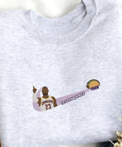 Basketball Player Embroidered Crewneck Sweatshirt