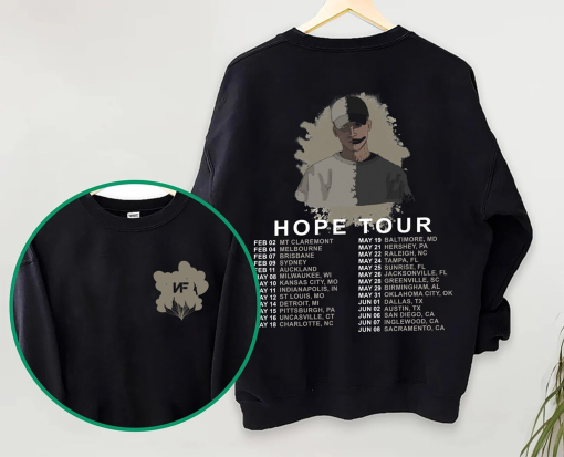 Vintage Hope Tour 2023 Merch, NF Hope Tour Shirt, NF Hope Tour 2023 Shirt, Rapper NF Fan Shirt, nf unique logo design Unisex Hoodie