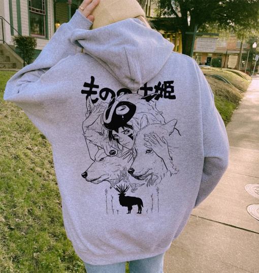 Comfort Colors Princess Mononoke Shirt, Sweatshirt, Hoodie, Mononoke Hime Shirt, Forest Spirit Shirt, Kodama Tree Shirt, Studio Ghibli Shirt