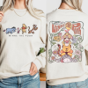 Boho Flower Sweatshirt Unisex Wildflower Sweater Women Floral Minimalist Sweater Flower Print Sweatshirt Woman Gift Oversized Flower Shirt