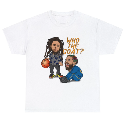 Drake, J Cole T-shirt – GOAT Hip Hop Art Adult Unisex T-shirts birthday gift for him her Hypebeast t-shirt Hip Hop Graphic T-shirt