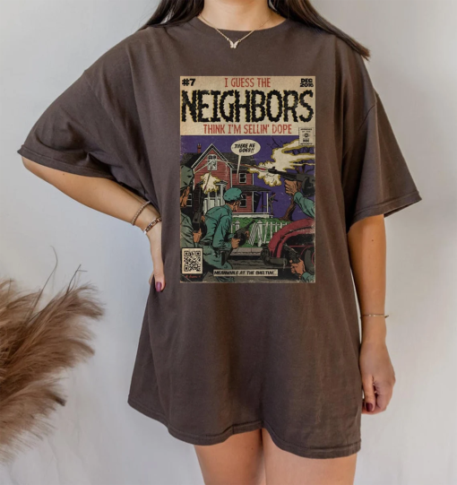 Neighbors Comic Book Inspired Tee