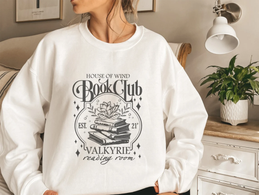 House Of Wind Book Club Sweatshirt, House Of Wind Book Club Hoodie, House Of Wind Book Club Tshirt, Valkyrie Reading Room Shirt