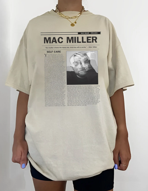 Vintage Mac Miller Self Care Shirt, Vintage Rap Tee, Mac Miller Shirt, Mac Swimming Shirt, Hip Hop Shirt, Mac Fan Gift