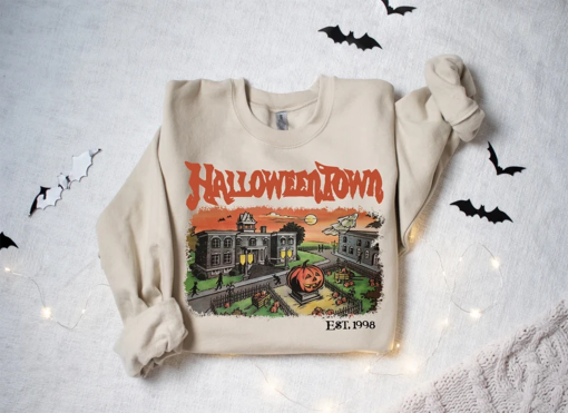 Halloweentown Est 1998 Sweatshirt, Halloweentown University, Retro Halloweentown Sweatshirt, Fall Sweatshirt, Halloween Sweatshirt