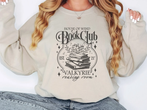 House Of Wind Book Club Sweatshirt, House Of Wind Book Club Hoodie, House Of Wind Book Club Tshirt, Valkyrie Reading Room Shirt