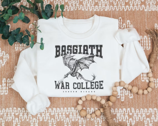 Fourth Wing College Sweatshirt, Purple Rider Dragon Sweater, Basgiath War College Gift, Violet Sorrengail Xaden Riorson Bookish Sweatshirt