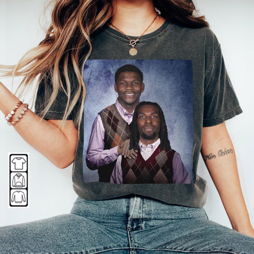 Naz Reid Anthony Edwards Minnesota Basketball Shirt, Timberwolves Step Bros Funny Christmas Gift Unisex, Basketball Fan Gift