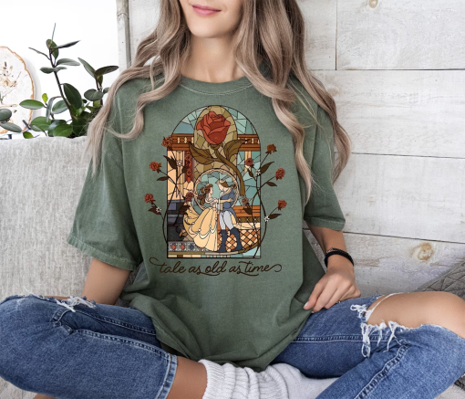 Disney Tale as Old as Time Shirt, Disney Belle Sweatshirt, Beauty And The Beast Comfort Colors, Beauty Belle Tshirt, Disney Princess Shirt,