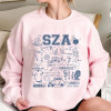 Retro SZA Sweatshirt, Sza Shirt Good Days, SZA Merch, Sza Sos Tour Shirt, Sza Sos Album Shirt, Gift for Sza Fans, Music Lovers