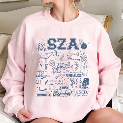 Retro SZA Sweatshirt, Favorite Sza Songs Shirt, SZA Merch, Sza Sos Tour Shirt, Sza Sos Album Shirt, Gift for Sza Fans, Music Lovers