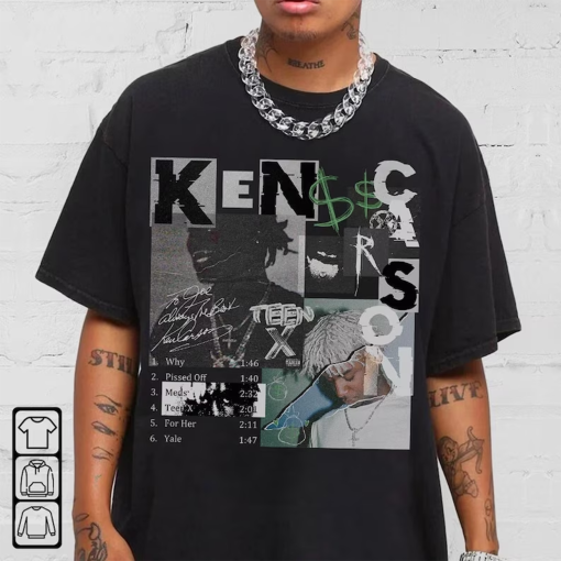 Ken Carson Actual Hate Teen X 90s Shirt, Paper Rapper Opium Vintage Merch Tee, Project X Ken Carson Rap Unisex Gift Hoodie