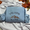 Velaris Embroidered Shirt,Velaris City Of Starlight Embroidered Sweatshirt,The Night Court Shirt,SJM sweater,City of Starlight,ACOTAR Shirt