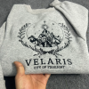 Embroidered Velaris Sweatshirt – Embroidered Crewneck Sweatshirt – City of Starlight