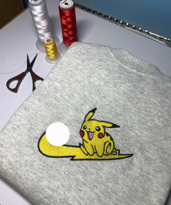 Sleeping Pika Embroidered Unisex Sweatshirt