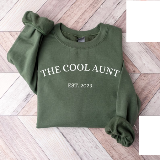 Oversized Cool Aunts Club Sweatshirt, Plus Size Cool Aunt Shirt 3XL, Aunt Birthday Gift 4XL, Auntie Sweatshirt, Plus Size Aunt Hoodies, 2119