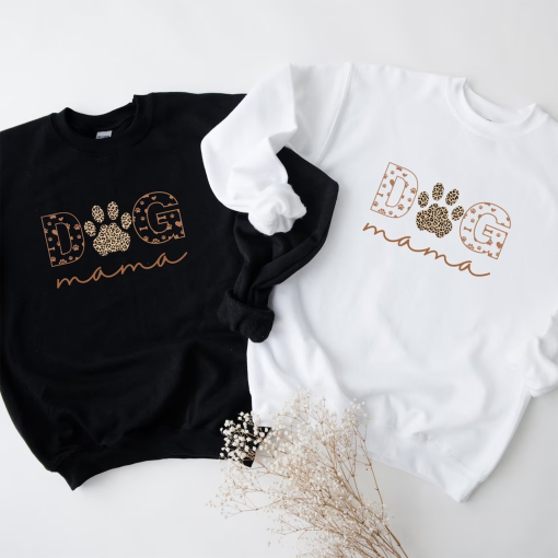 Dog Mama Sweatshirt, Dog Mom Gift, Dog Mama Sweater, Dog Parent Sweatshirt,Dog Lover Gift, Dog Mama Sweatshirt, Dog Mom Sweatshirt for Women