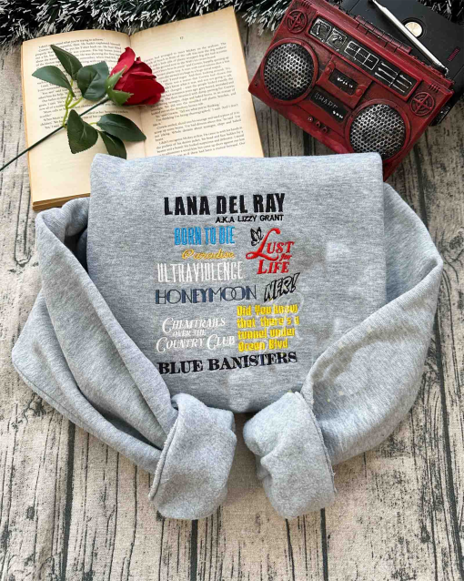 Album Sweatshirt or Hoodie or T-shirt / Lana Del Rey Fan Album Sweatshirt or hoodie / Music album Clothing for fan