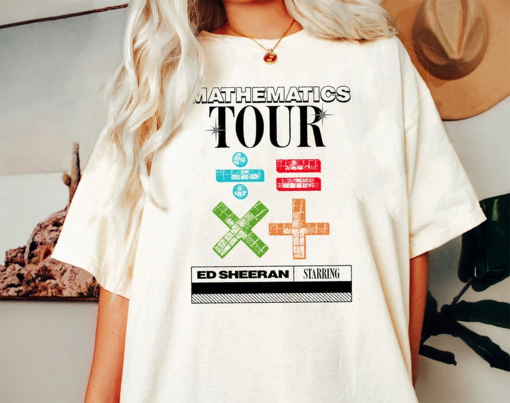 Mathematics Tour 2023 Ed Sheeran Shirt