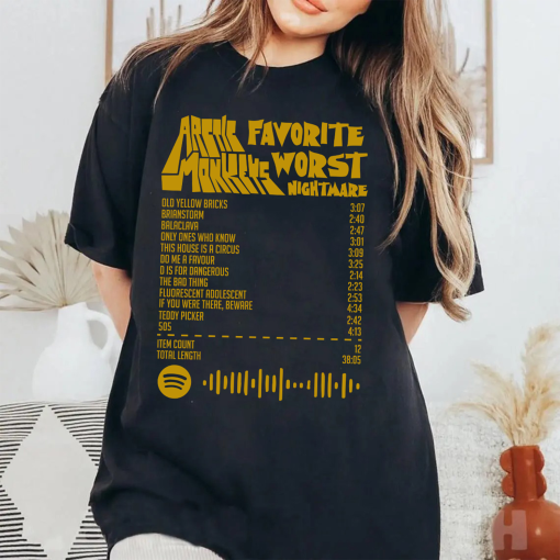 Arctic Monkeys Favorite Worst Nightmare Album Shirt