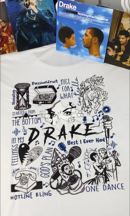 Drakes Albums T Shirt, Vintage Drakes Shirt, Drakes Tee, Drakes Merch, Rap Shirt, Repper Shirt, Bootleg Drake Graphic Tee, Drake Concert