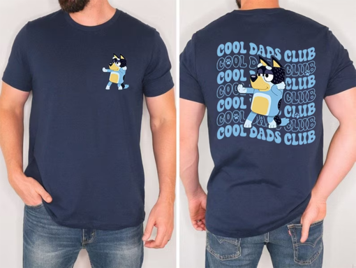 Bluey Cool Dad Club Shirt | Bandit Cool Dad Club Tshirt | Bluey Bandit Shirt | Dad Birthday Gift | Dad Bluey Shirt | Bluey Family Shirt