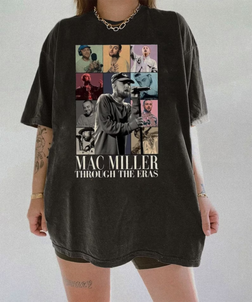 Mac Miller Through The Eras Shirt, Vintage Rap Tee, Hip Hop Shirt, Mac Fan Gift