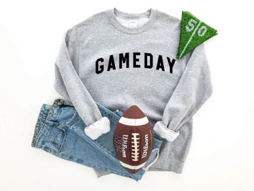 Game Day Sweatshirt, Super Bowl Sweatshirt, Women’s Football Sweater, Sunday Sweatshirt, Football Sweatshirt for Women, Game Day Hoodie