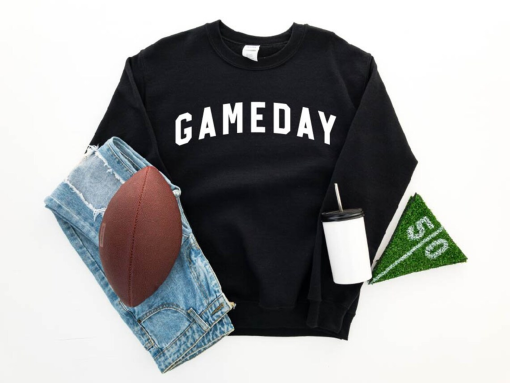 Game Day Sweatshirt, Super Bowl Sweatshirt, Women’s Football Sweater, Sunday Sweatshirt, Football Sweatshirt for Women, Game Day Hoodie