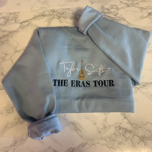 Embroidered Eras Tour sweatshirt