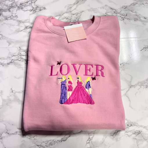 In My Lover Era Embroidered Gemma Sweatshirt | Valentine’s Sweatshirt | Taylor Swift Crewneck | Lover Sweatshirt | Lover Era | Eras Top