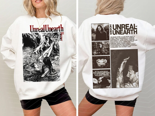 Unreal Unearth Sweatshirt, Hozier Shirt, Hozier Tour 2023 Shirt, Hozier inspired retro shirt, Hozier In A Week Sweatshirt