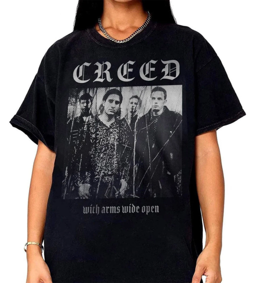 Vintage Creed Band Shirt,Creed Band Tour Shirt,Graphic Vintage Sweatshirt,2024 Music Concert Tee,y2k band shirt,gift for fans